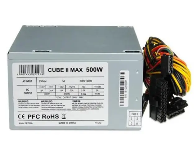Sursa I-BOX CUBE II, 500W, ATX 2.2