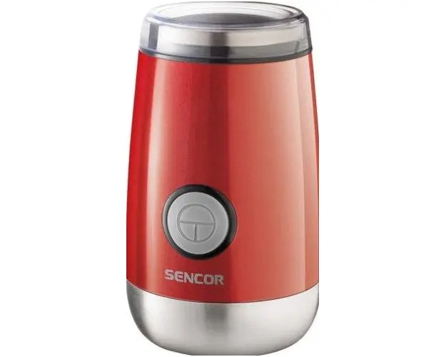Rasnita de cafea Sencor SCG 2050RD, 150 W (Rosu/Argintiu)