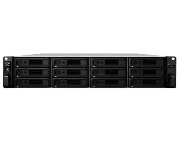 NAS Synology RS3618xs, Gigabit, 12 Bay-uri, Procesor Intel Xeon D-1521, Quad Core 2.4 GHz (base) / 2.7 GHz (turbo), 8 GB DDR4 (Negru)