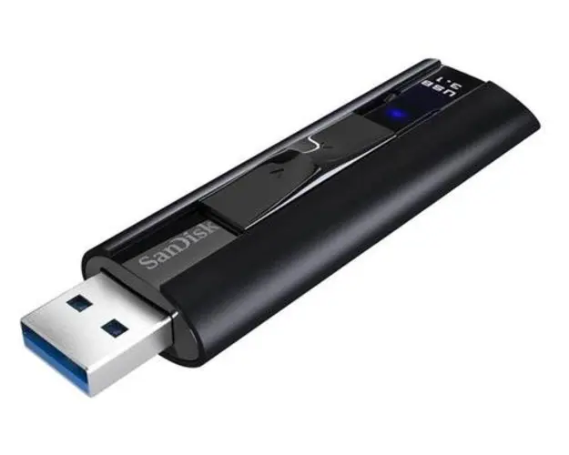 Stick USB SanDisk Pro, 128GB, USB 3.1 (Negru)