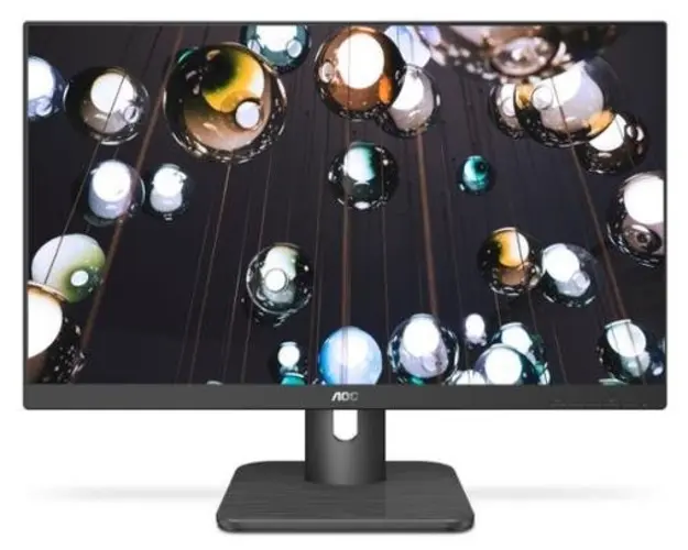 Monitor IPS LED AOC 23.8inch 24E1Q, Full HD (1920 x 1080), VGA, HDMI, Displayport, Boxe, 5 ms (Negru)