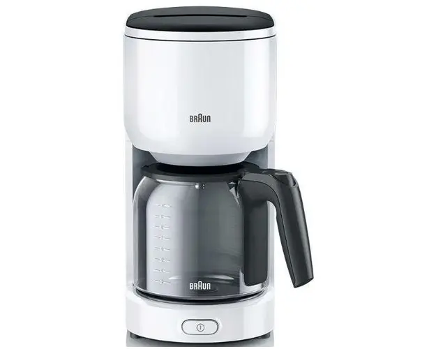 Cafetiera Braun KF3120WH, 1000 W, 10 cesti (Alb)
