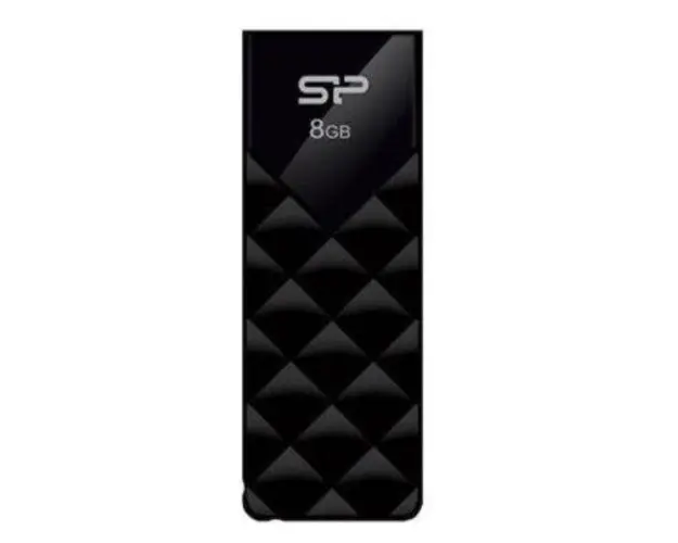 Stick USB Silicon Power Ultima U03, 8GB, USB 2.0 (Negru)