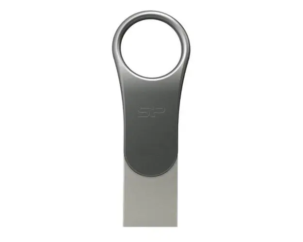 Stick USB Silicon Power Mobile C80, 32GB, USB 3.0 Type-C (Argintiu)