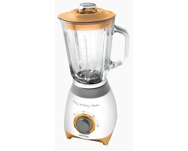 Blender SENCOR - SBL 4370, 500 W, 2 viteze, 1.5 l (Alb/Portocaliu)