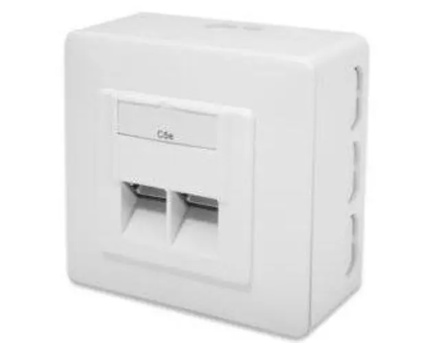 Priza Perete RJ-45 Digitus DN-9002-N (Alb)
