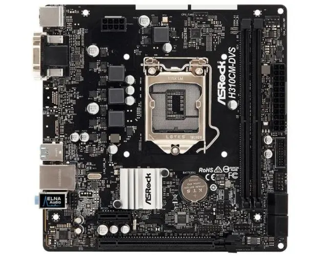 Placa de Baza ASRock H310CM-DVS, 1151 v2, DDR4