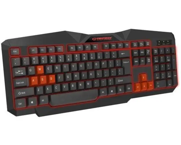Tastatura Gaming Esperanza EGK201R Tirions, USB (Negru/Rosu)