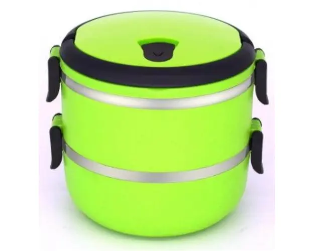 Caserola termica dubla Heinner HR-F-863-2V, 2 x 0.7 l (Verde)