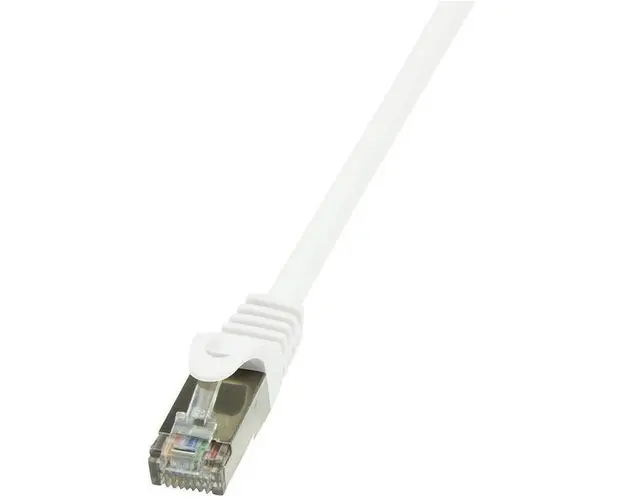 Cablu F/UTP LogiLink CP2101S, Patchcord, CAT.6, 15 m (Alb)
