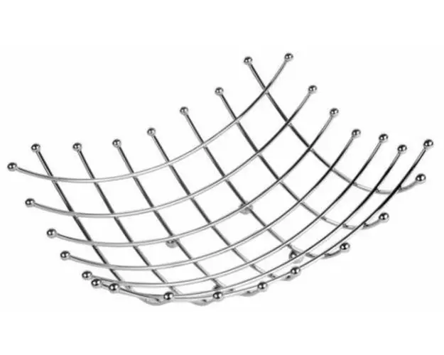 Cos fructe metalic Vanora VN-AER-A004, 26 x 26 x 9 cm 