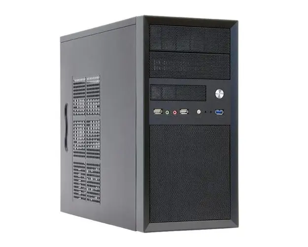 Carcasa Chieftec MESH CT-01B-350GPB, Mini Tower, Sursa 350W (Negru)