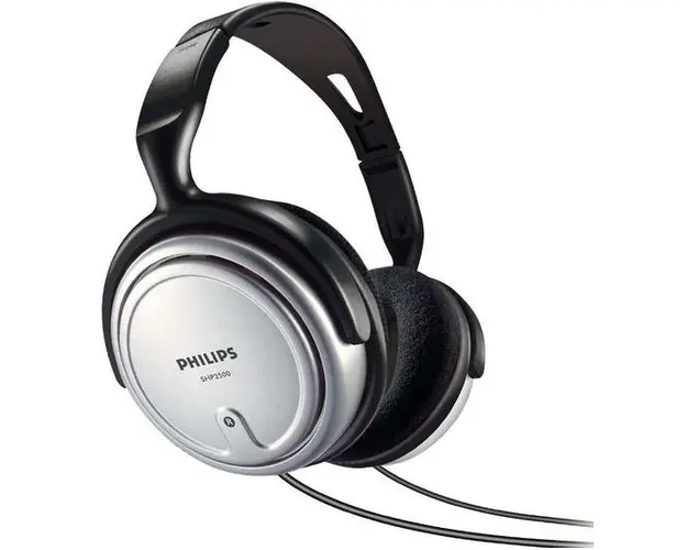 Casti HiFi Philips SHP2500/10 (Negru/Argintiu)
