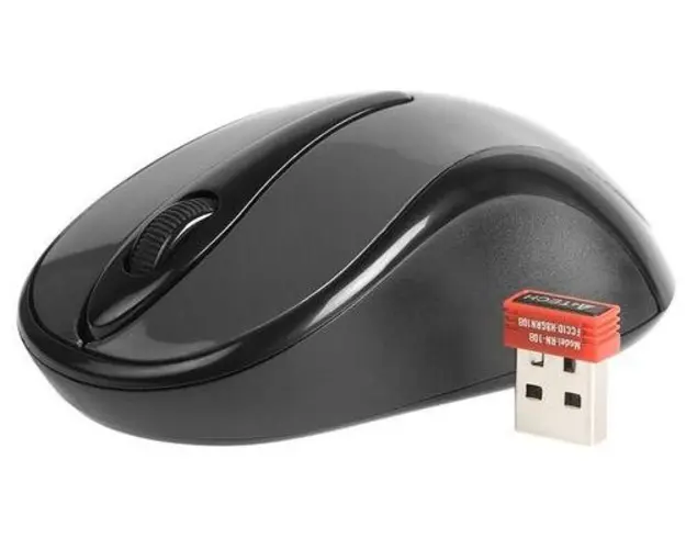 Mouse Wireless Optic A4Tech V-Track G3-280A, USB, 1000 DPI (Negru)