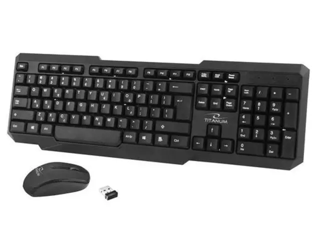 Kit Tastatura si Mouse Wireless Esperanza Memphis TK108 (Negru)