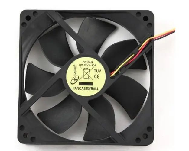 Ventilator Gembird FANCASE3/BALL, 120mm (Negru)