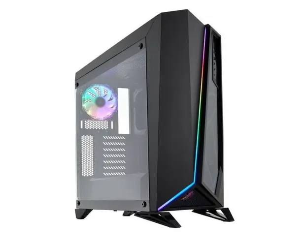 Carcasa Corsair Carbide SPEC-OMEGA, Mid Tower, Iluminare RGB (Negru) 