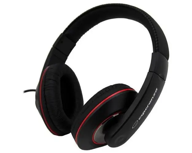 Casti Stereo Esperanza EH121 (Negru/Rosu)