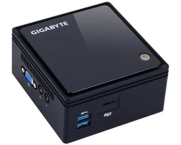 Calculator Barebone Gigabyte GB-BACE-3160 (Procesor Intel® Celeron™ J3160 (2M Cache, up to 2.24 GHz), Braswell, No RAM, max 1x DDR3L 8GB, Intel® HD Graphics 400, Wireless AC)