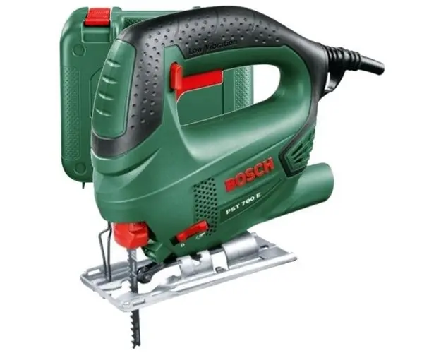 Fierastrau pendular BOSCH PST 700 E, 500 W, prindere rapida accesorii, functie suflare praf, turatie reglabila, valiza plastic