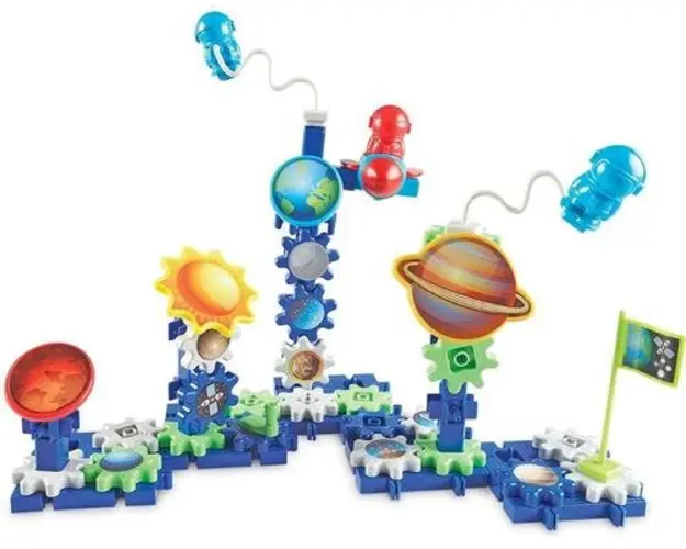 Set de constructie Learning Resources Gears LER9217, Aventuri in spatiu