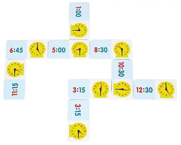 Joc pentru clasa Learning Resources Dominoul timpului