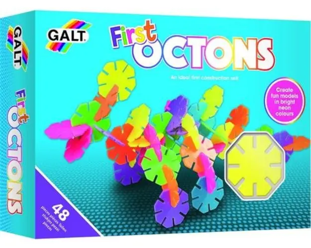 Set de constructie Galt First Octons, 48 piese