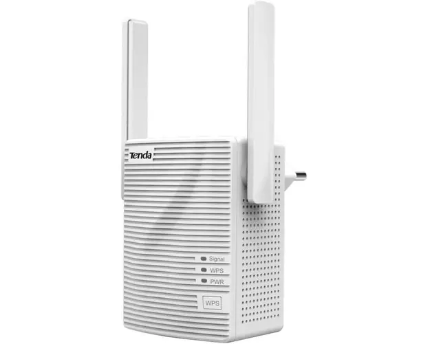 Range Extender Wireless Tenda A15, Dual Band, 750 Mbps, 2 Antene externe (Alb)