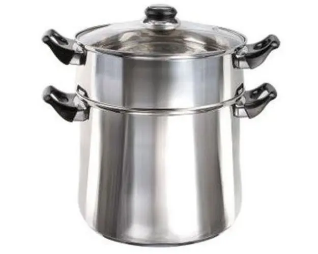 Oala pentru cuscus Kitchen Artist MEP119, 12 l (Argintiu)