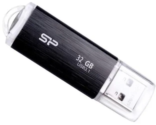 Stick USB Silicon Power Blaze B02, 32GB, USB 3.1 (Negru)