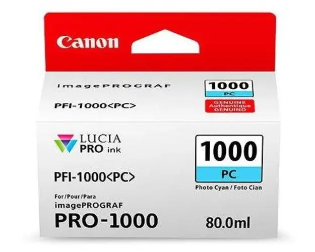Cartus cerneala Canon PFI-1000PC, 80 ml (Cyan)