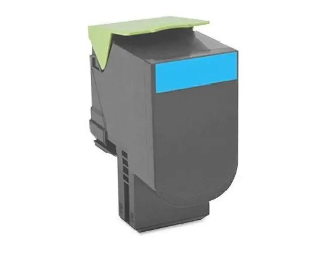 Toner Lexmark 80C2XCE, 4000 pagini (Cyan)