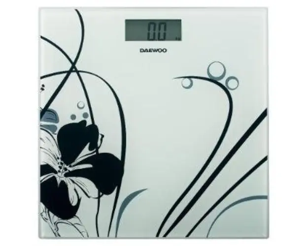 Cantar de baie Daewoo DBS210W, 150 kg, Display LCD (Alb)