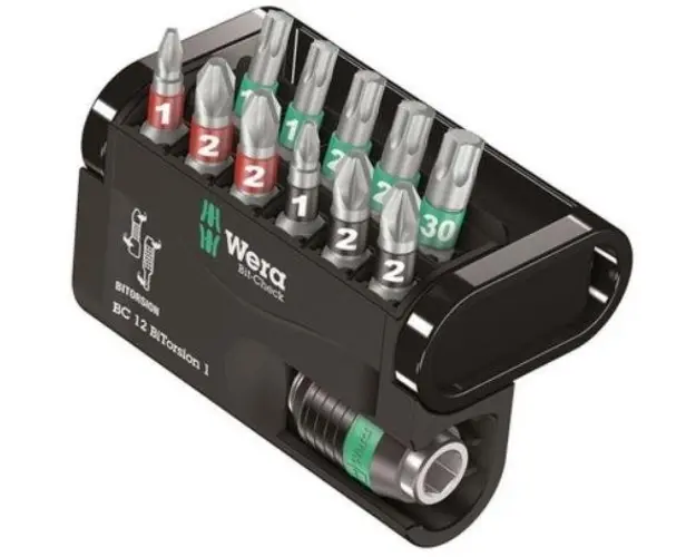 Set 11 varfuri asorate + adaptor MAG WERA 5057420001