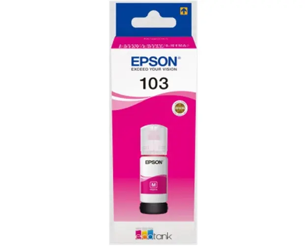 Cartus cerneala Epson 103 EcoTank, acoperire 7500 pagini, 65 ml (Magenta)