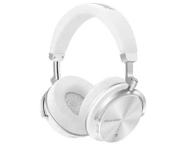 Casti Stereo Bluedio T4, Bluetooth (Alb)