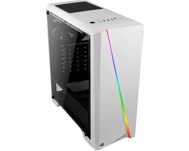 Carcasa Aerocool CYLON RGB, MidTower, Iluminare RGB (Alb)