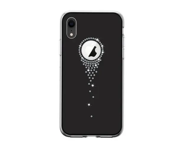 Protectie Spate Devia Angel Tears DVATIP61BK pentru iPhone XR (Negru)