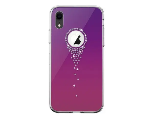 Protectie Spate Devia Angel Tears DVATIP61GP pentru iPhone XR (Violet)