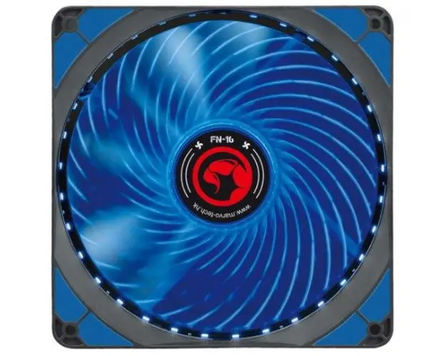 Ventilator Marvo FN-16, Iluminare LED (Albastru)