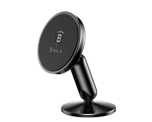 Suport Auto Baseus Bullet Magnetic Board SUYZD-01, rotatie 360, baza cu adeziv (Negru)