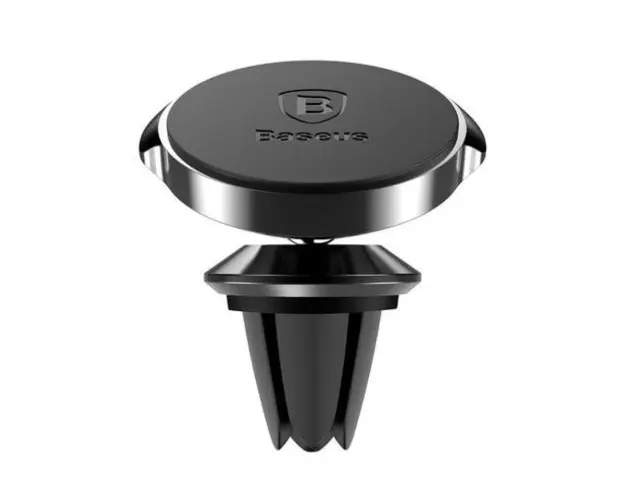 Suport Auto Baseus Small Ears SUER-A01, rotatie 360, prindere la sistemul de ventilatie (Negru)