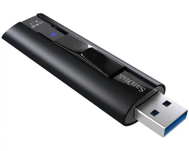 Stick USB SanDisk Extreme Pro, 256GB, USB 3.1 (Negru)