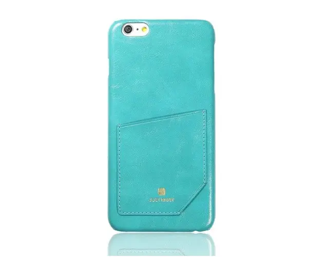 Protectie Spate Just Must Chic JMCHIPH6PTQ pentru iPhone 6 Plus (Turquoise)