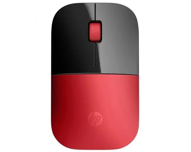 Mouse wireless HP Z3700, USB (Negru/Rosu) 