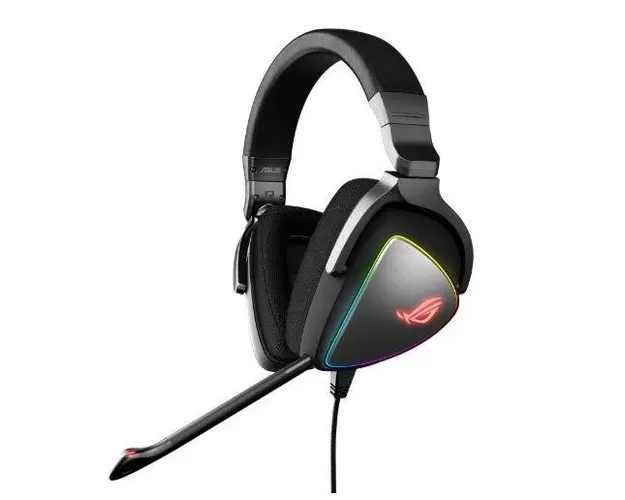 Casti Gaming ASUS ROG Delta RGB, Microfon (Negru)