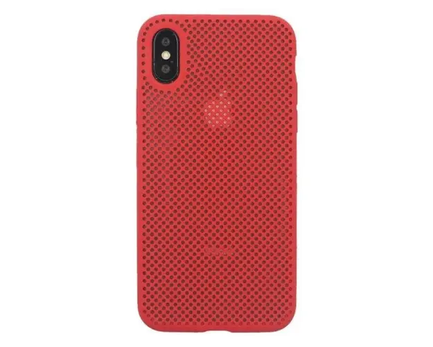 Protectie Spate Just Must Nest JMSNIP65RD pentru iPhone XS Max (Rosu)