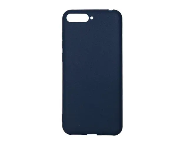 Protectie Spate Lemontti Silky LEMSLKY62018AI pentru Huawei Y6 2018 (Albastru)