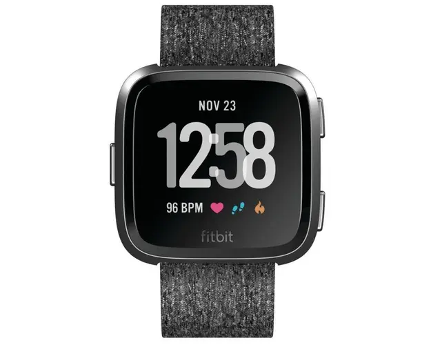 Ceas activity tracker Fitbit Versa, Bluetooth, NFC, Rezistenta la apa (Gri)