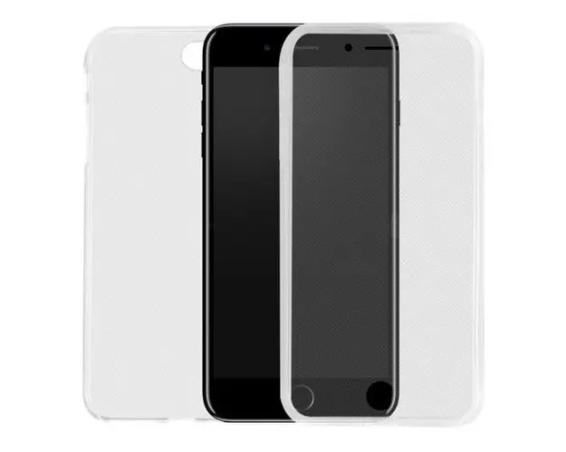 Protectie Spate Lemontti LEMHFCIPH7PTR pentru iPhone 8 Plus / 7 Plus + Protectie Fata (Transparent)
